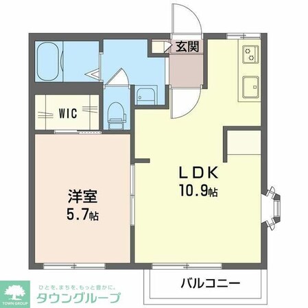 コンフォートハイツ Bの物件間取画像